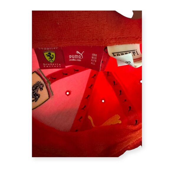 Ferrari PUMA Race‎ Hat Baseball cap Scuderia Formula F1 Hat Red Adjustable Rare - Picture 5 of 7